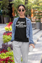 Load image into Gallery viewer, 5N Girl in a 10P World T-Shirt