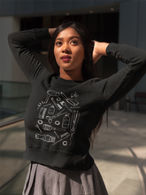 Load image into Gallery viewer, Doodle Cropped Sweatshirt