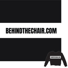 Load image into Gallery viewer, Behindthechair.com Cropped Sweatshirt
