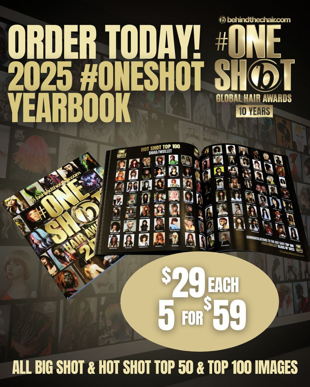 #ONESHOT Hair Awards Yearbook: Class of 2025