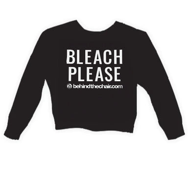 Bleach Please Cropped Sweatshirt