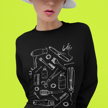 Load image into Gallery viewer, Doodle Cropped Sweatshirt