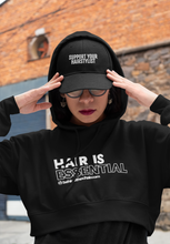 Load image into Gallery viewer, &quot;Hair Is Essential&quot; Cropped Hoodie