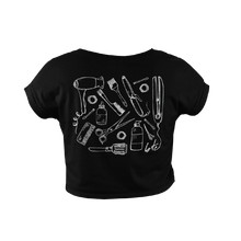 Load image into Gallery viewer, Doodle Cropped T-Shirt