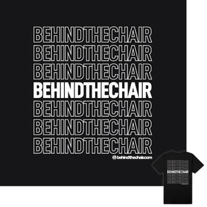 Behindthechair Repeating Logo T-Shirt