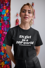 Load image into Gallery viewer, 5N Girl in a 10P World T-Shirt