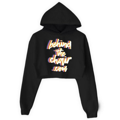 Behindthechair Graphix Logo Cropped Hoodie