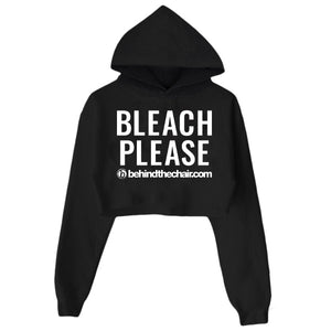 "Bleach Please" Cropped Hoodie