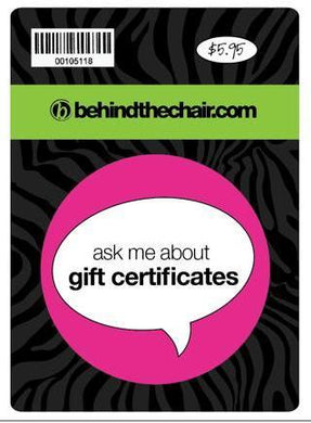 BTC “Ask Me About Gift Certificates” Button
