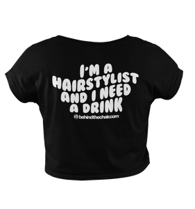 "I Need a Drink" Cropped T-Shirt